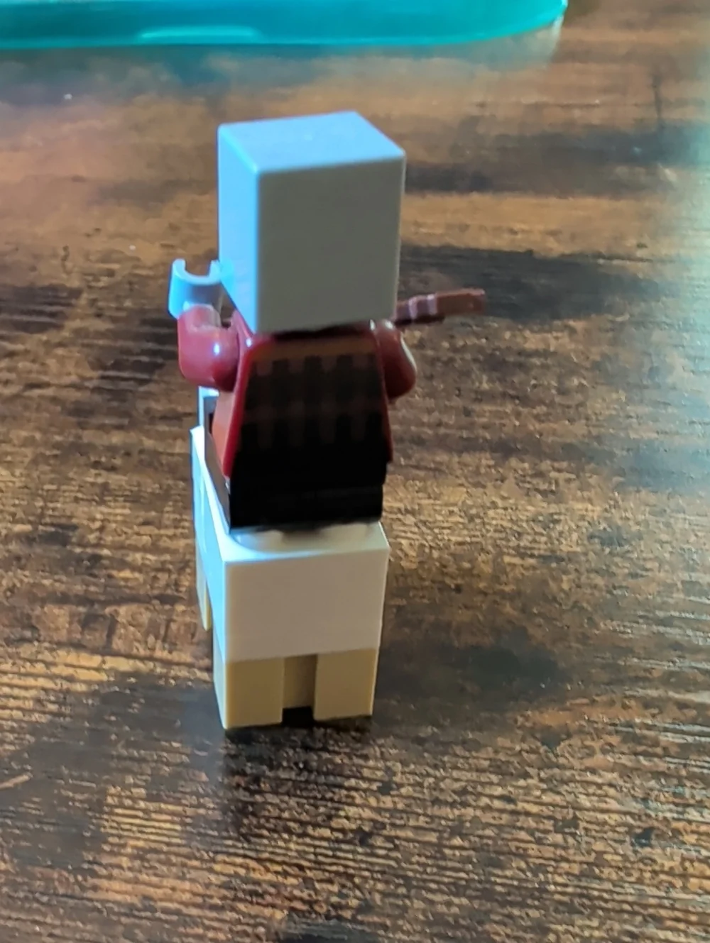 Lego Minecraft Pillager Riding Sheep Minifigure